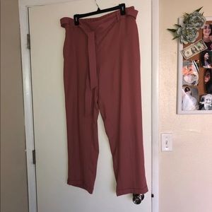 Lauren Conrad Rose Chiffon Dress Pants